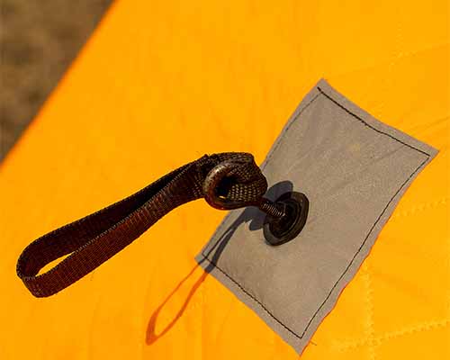 Orange Ice Fishing Tent