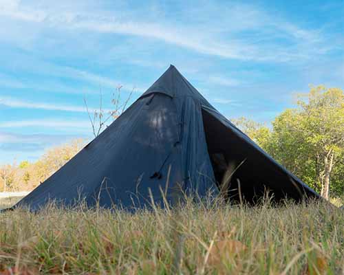Black Pyramid Tent