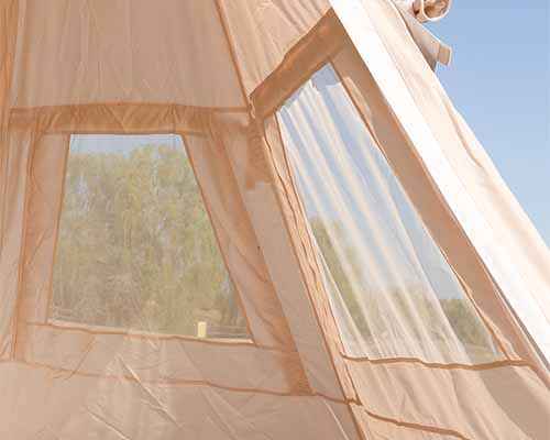 6 Corner Indian Pyramid Tent