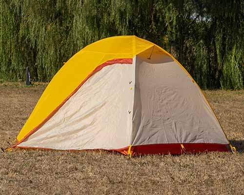 Yellow And White Mountaineering Tent