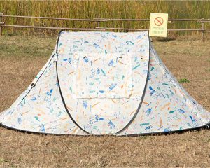 three person pop up tent