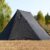 Double Pole Black Pyramid Tent