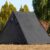 Double Pole Black Pyramid Tent